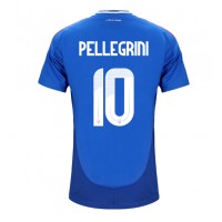 Italija Lorenzo Pellegrini #10 Domaci Dres EP 2024 Kratak Rukav